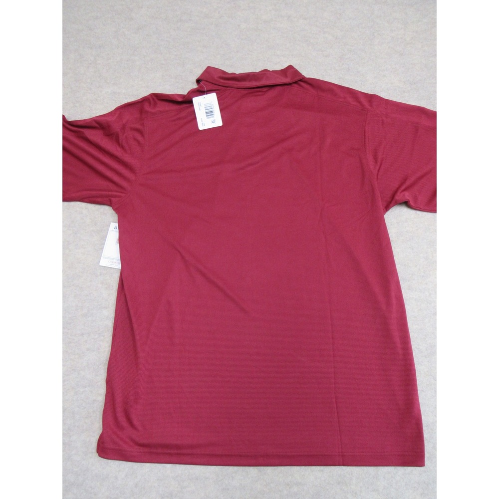 Champion Iowa State Cyclones Mens Large Red Polo Shirt NWT NCAA Collegiate - Picture 5 of 7